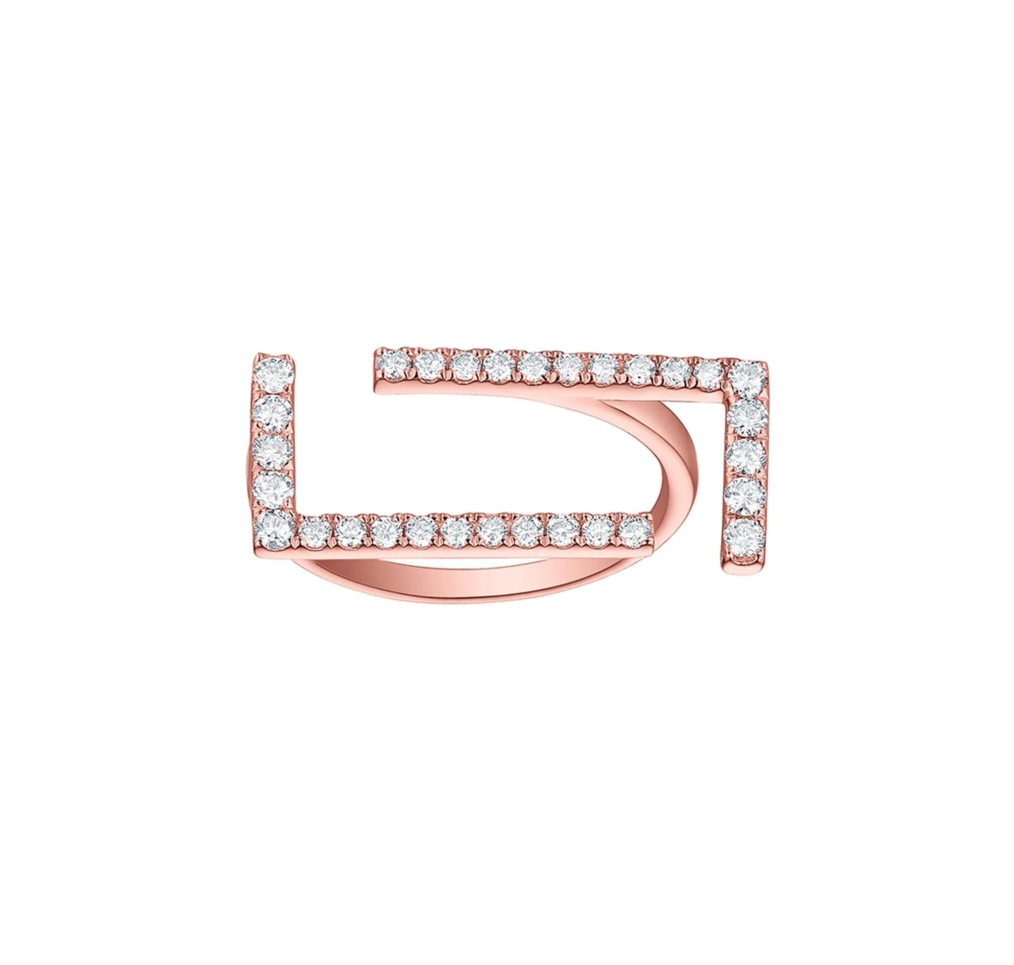 Skyline 0.52ct Capture Ring <br> R-00437WHT