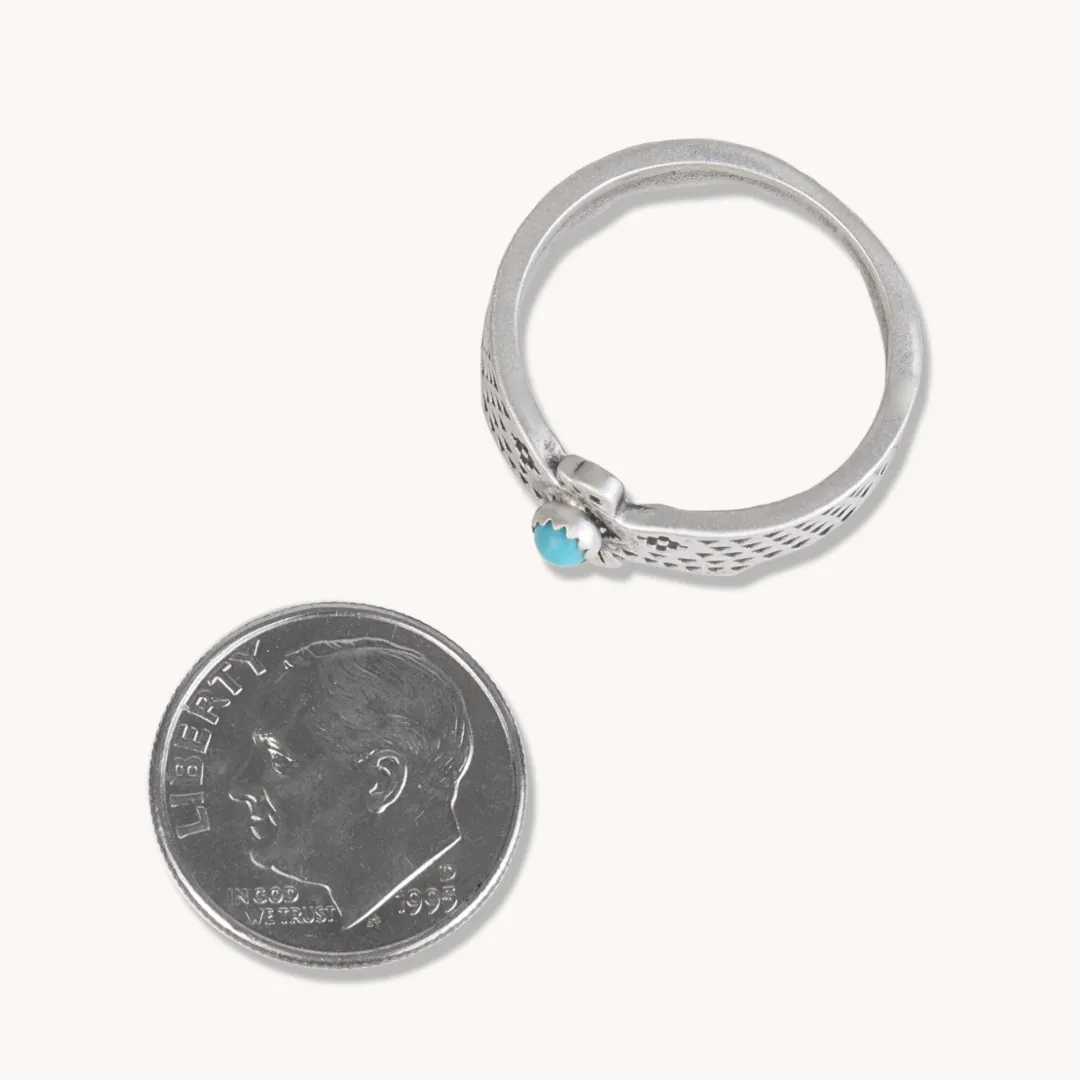 SkyWeaver: Turquoise Thunderbird Rising Ring
