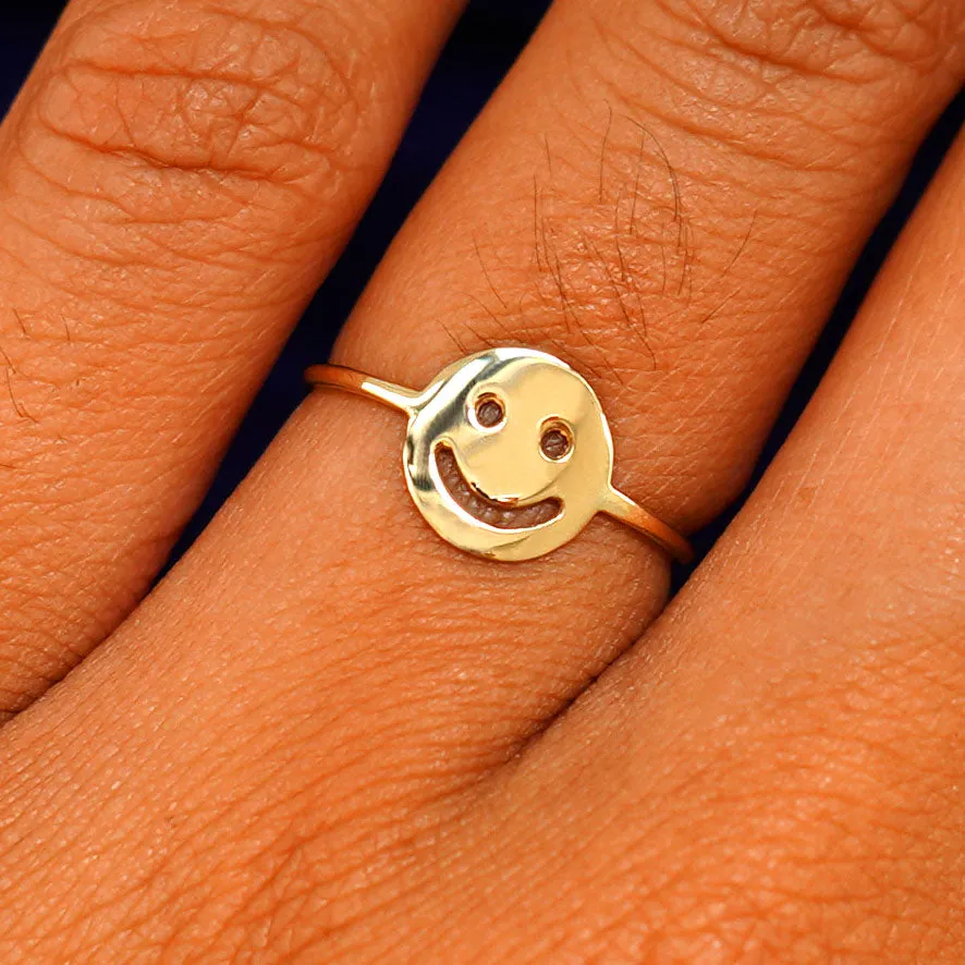 Smiley Face Ring