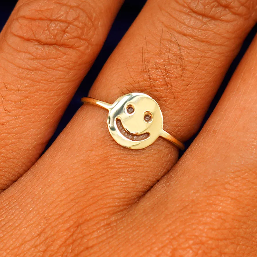 Smiley Face Ring