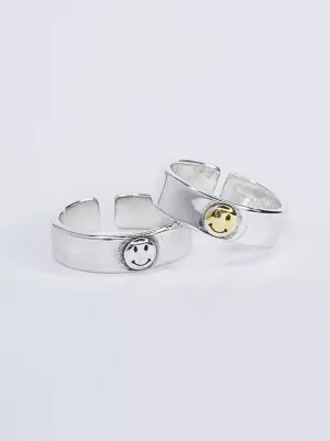 Smiley Face Slim Ring