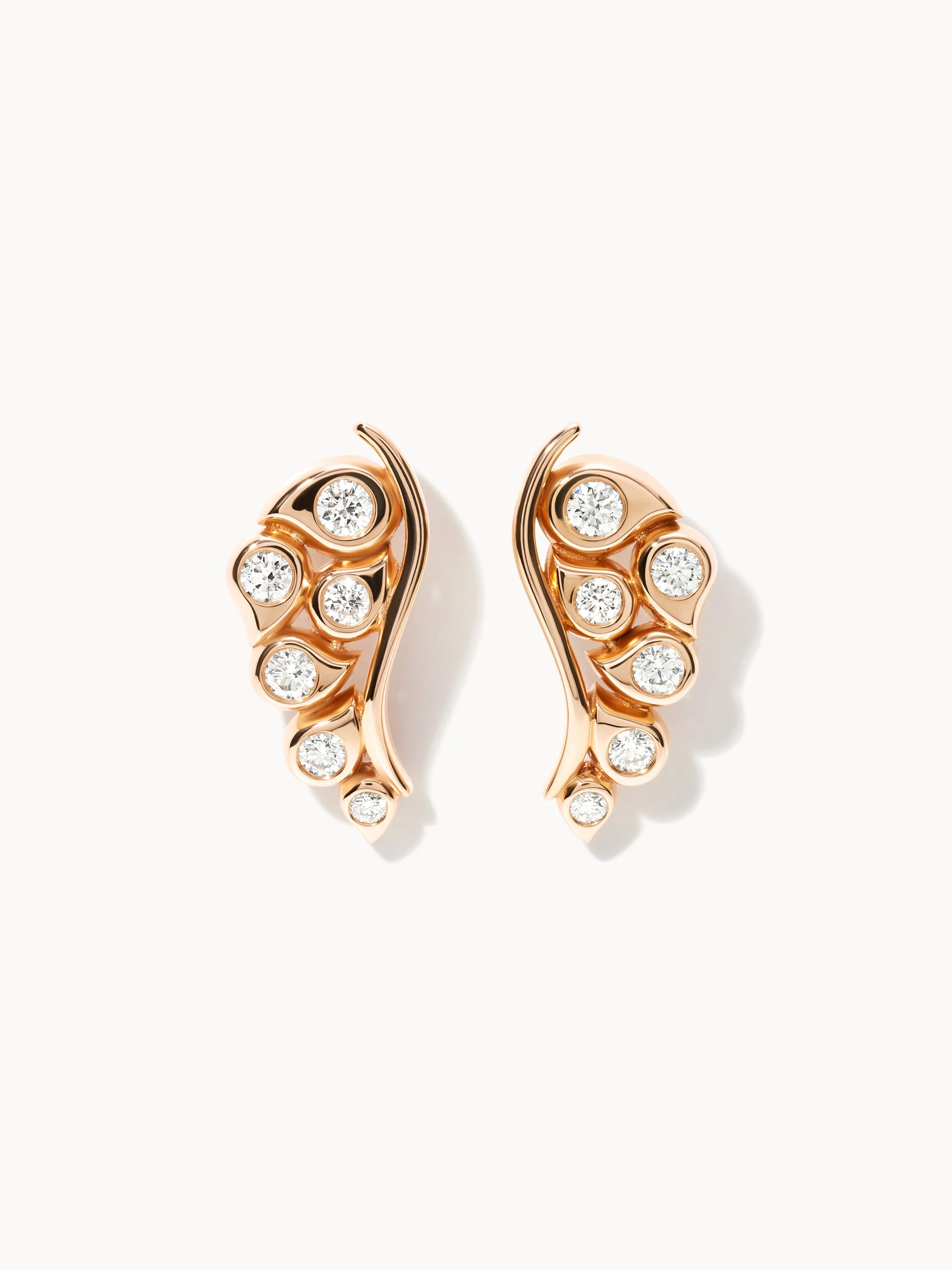 SNOWFLAKES Leaf earrings  Classic