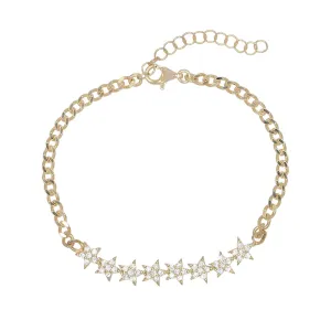 Stars Cuban Chain Bracelet