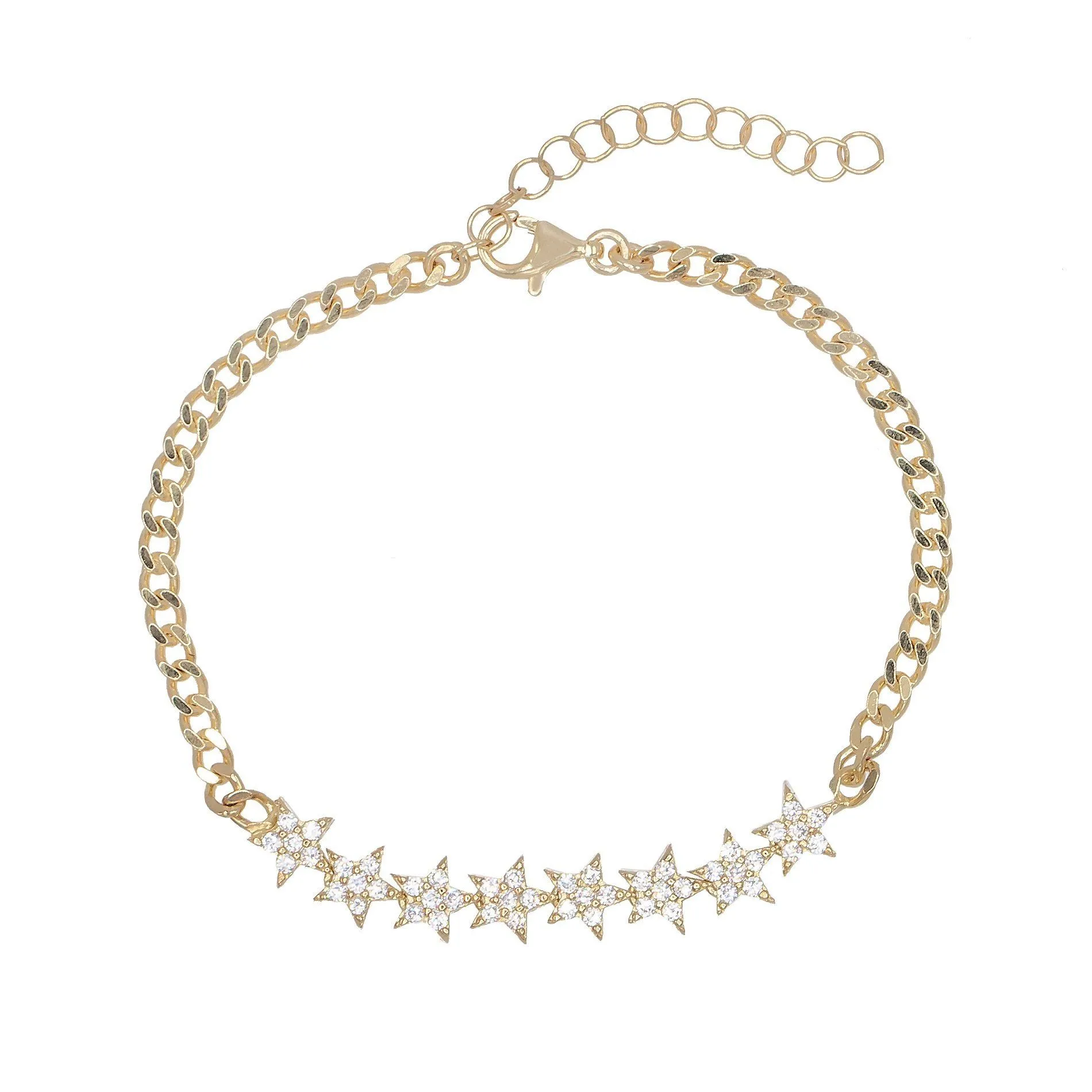 Stars Cuban Chain Bracelet