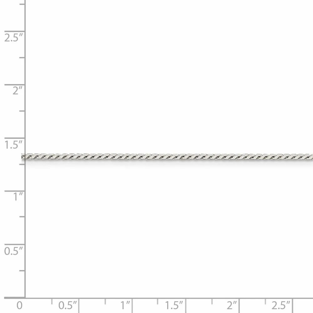 Sterling Silver 1.25mm Round Franco Chain