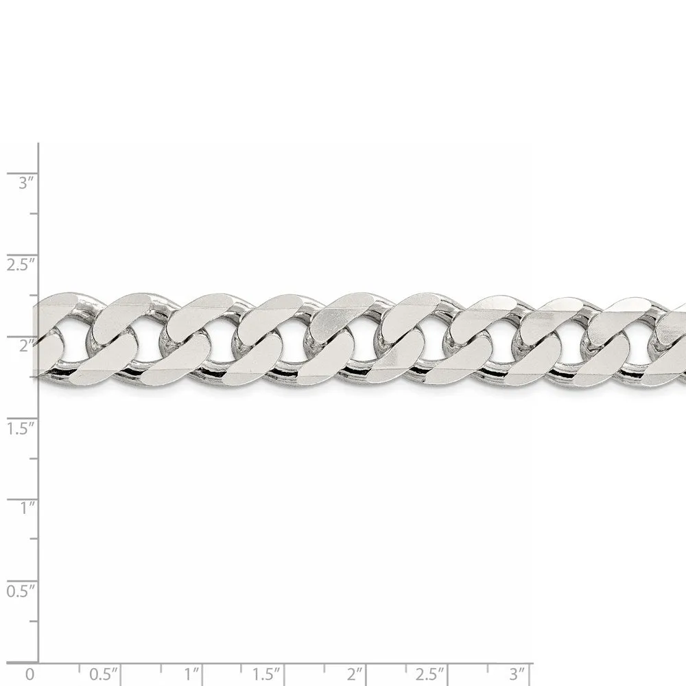 Sterling Silver 15mm Curb Chain