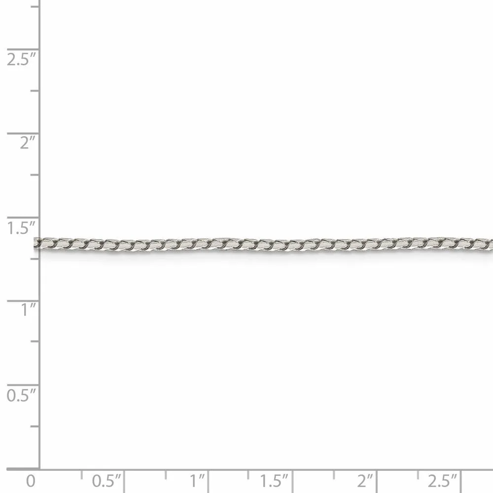 Sterling Silver 1.75mm Round Franco Chain