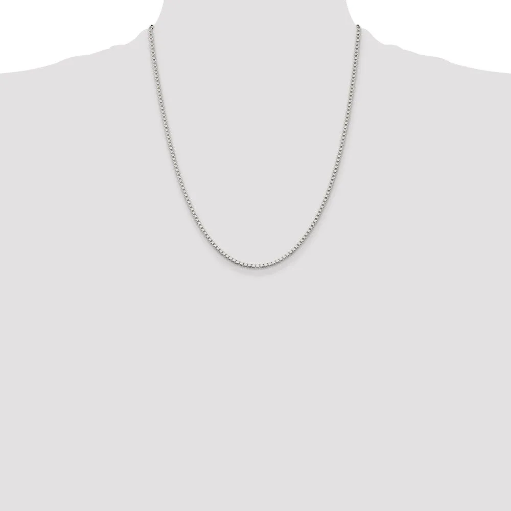 Sterling Silver 2mm Box Chain