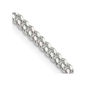 Sterling Silver 3mm Curb Chain