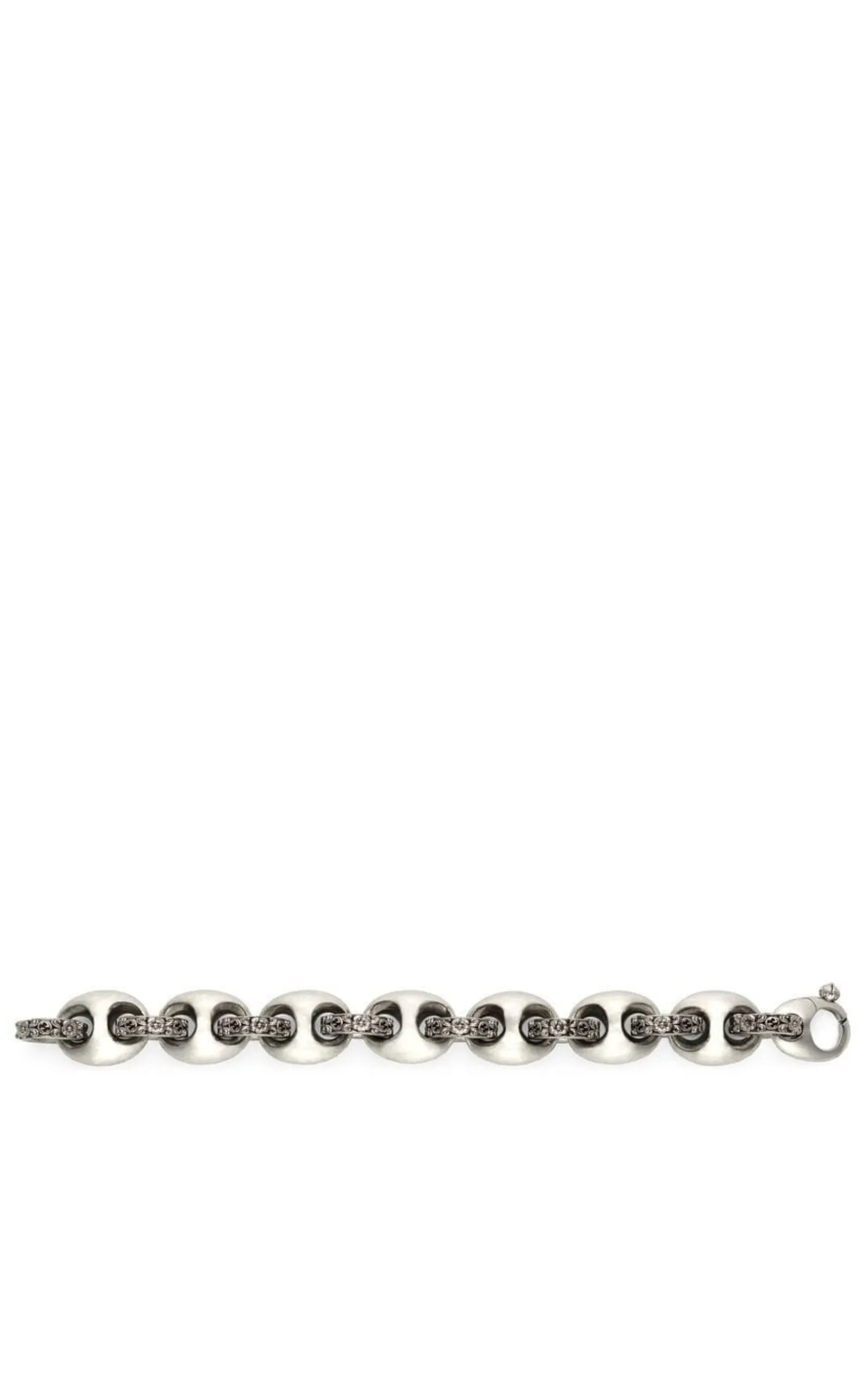 Sterling Silver Interlocking G Marina Chain Bracelet