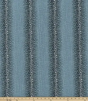 Straight Modern Valance in Blue Antelope Print, Custom Made, Fully Lined, 100% Cotton,  Custom Made Modern Valance, Bay, More colors available