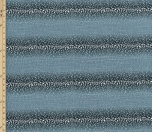 Straight Modern Valance in Blue Antelope Print, Custom Made, Fully Lined, 100% Cotton,  Custom Made Modern Valance, Bay, More colors available