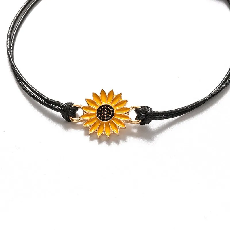 Sunflower Bracelet Set