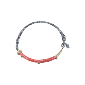 SWORD ENAMEL CHAIN BRACELET