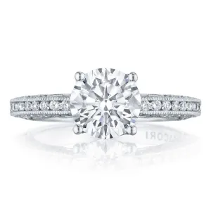 Tacori Pave Diamond Engagement Ring