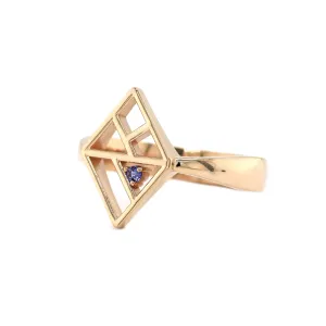 The Baraka Ring with Tanzanite