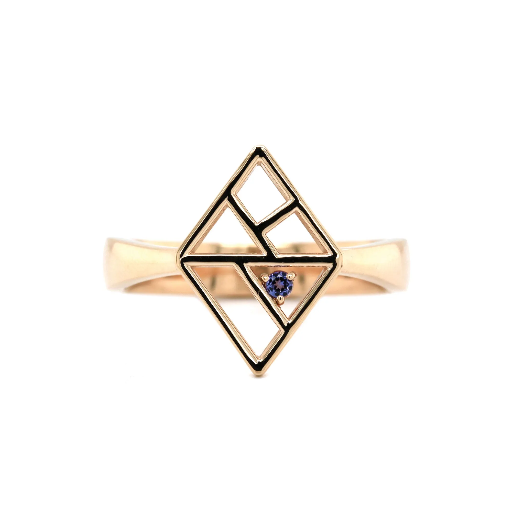 The Baraka Ring with Tanzanite