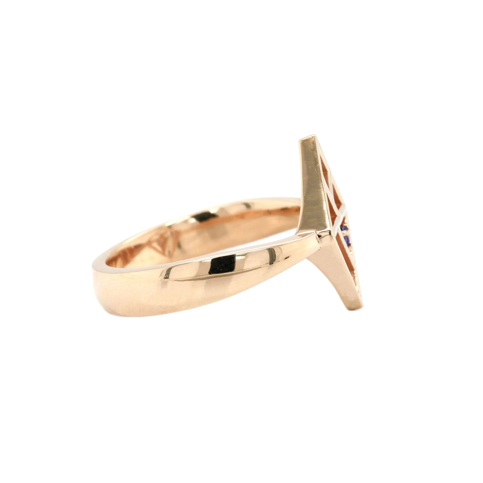 The Baraka Ring with Tanzanite