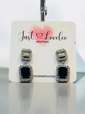 The Elegant Blue Drop Earring
