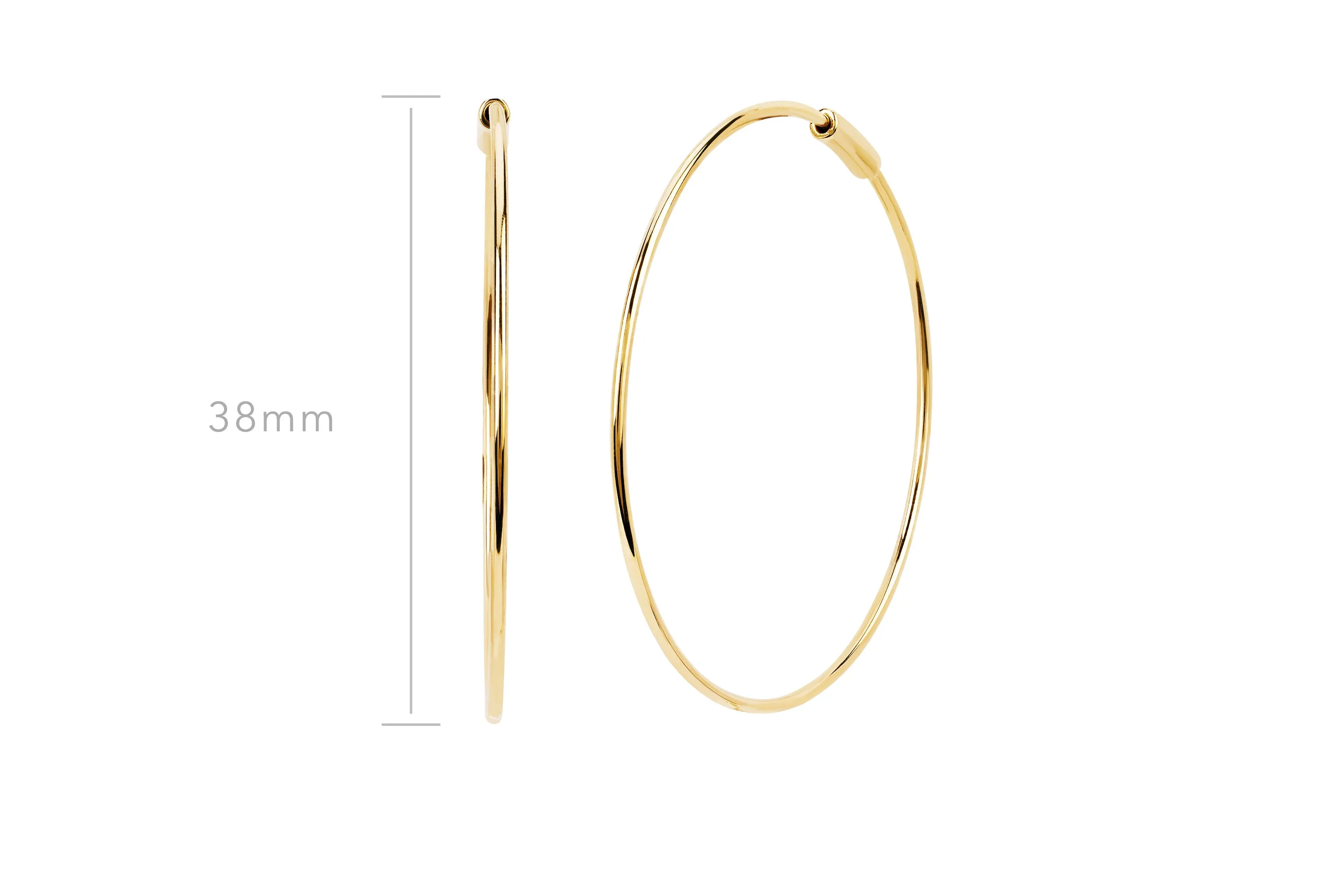 The Perfect Gold Hoop Earrings