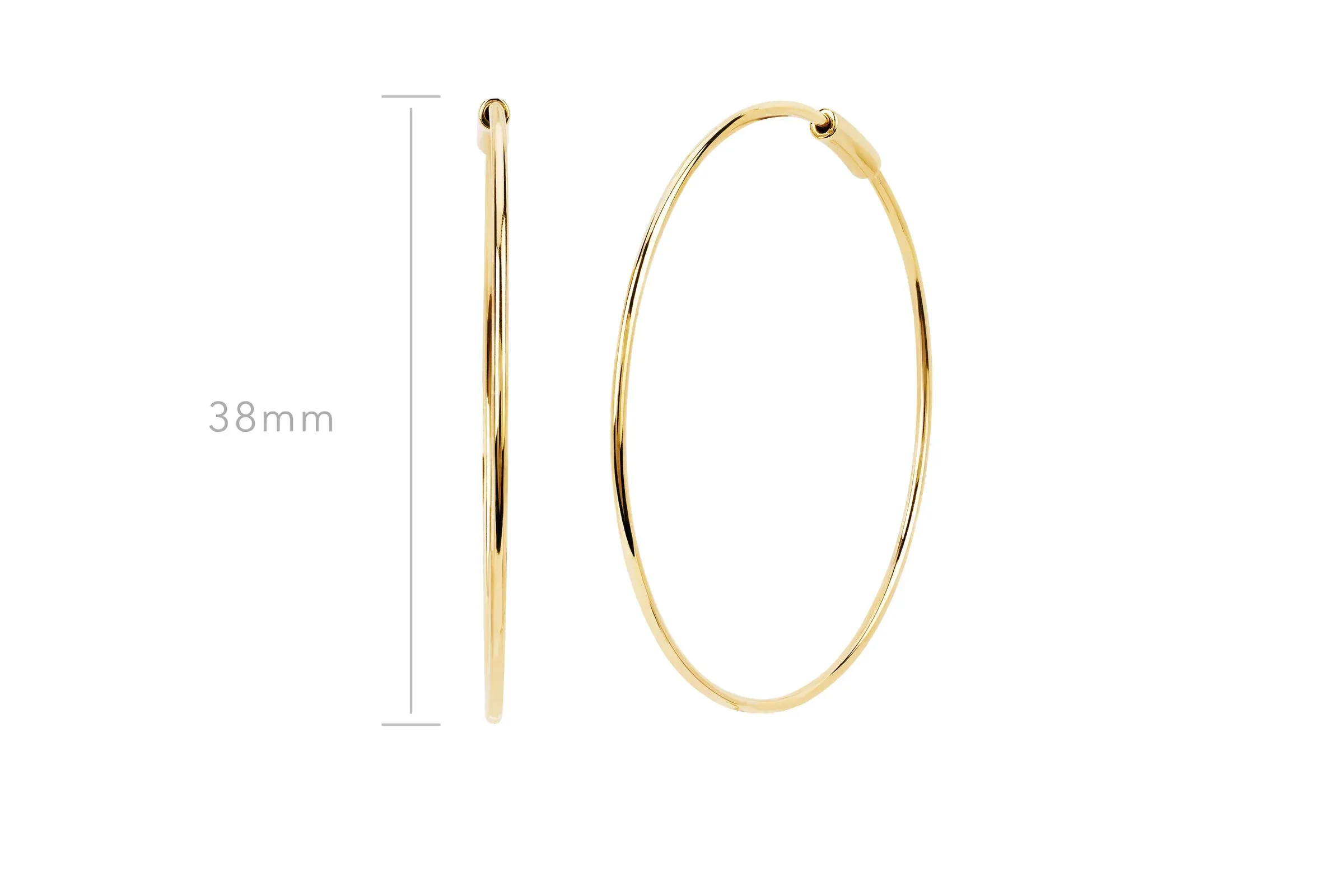 The Perfect Gold Hoop Earrings
