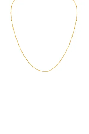 Thin Ball Chain Necklace