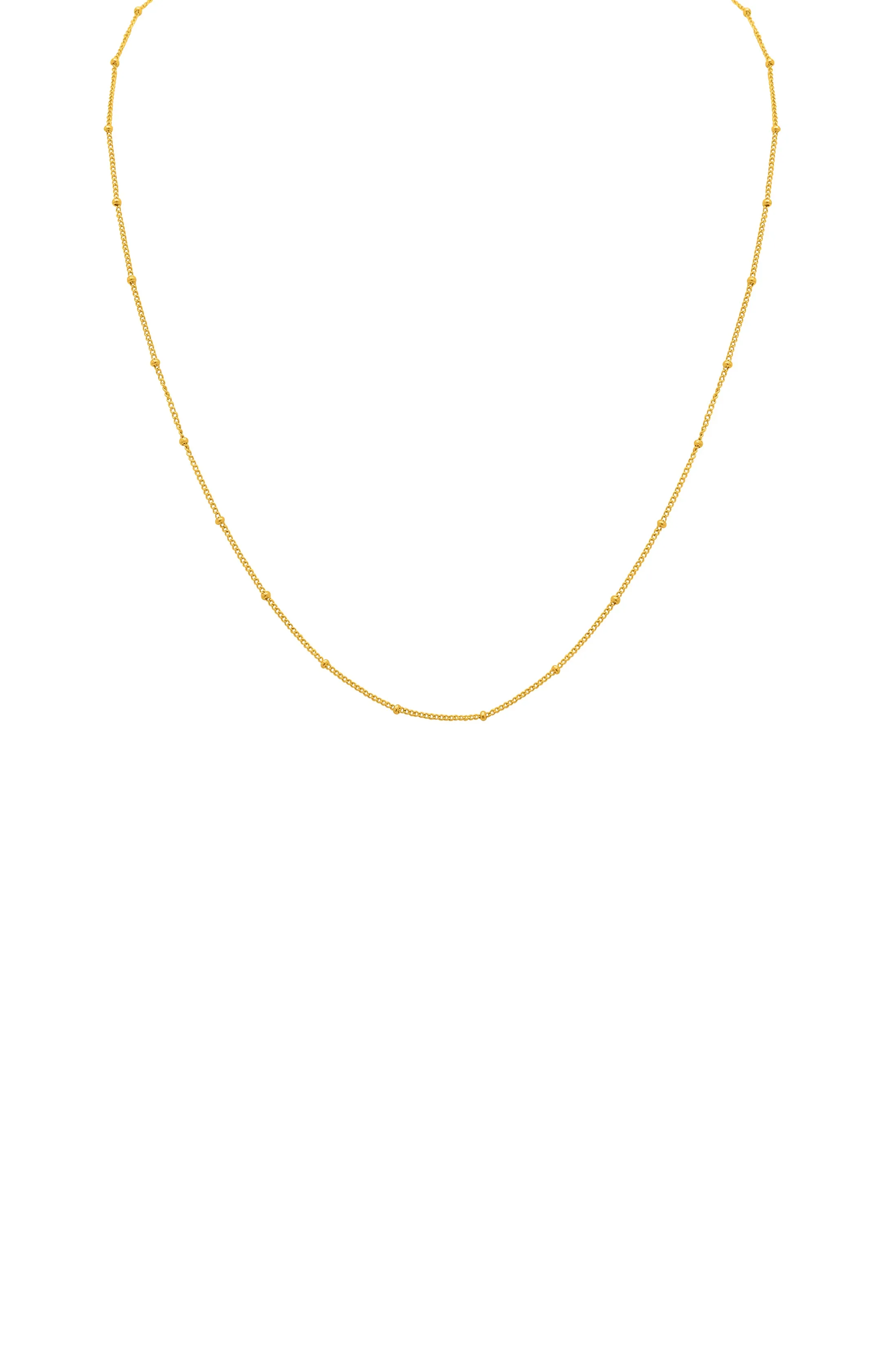 Thin Ball Chain Necklace
