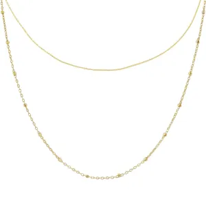 Thin Chain Necklace Combo Set