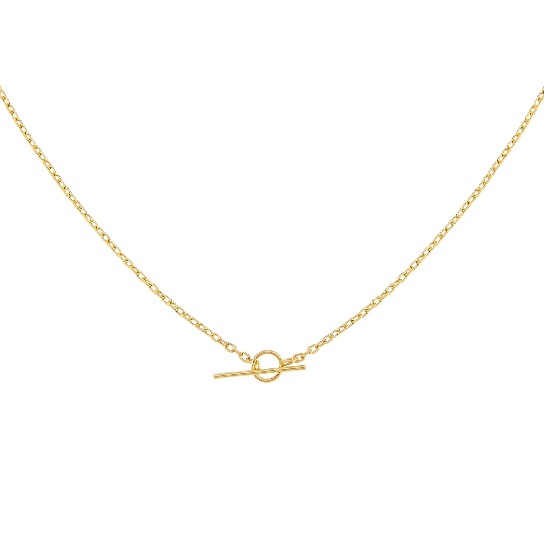 Thin Chain Toggle Choker