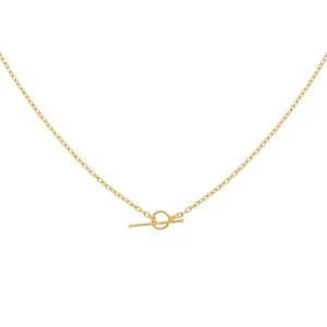 Thin Chain Toggle Choker