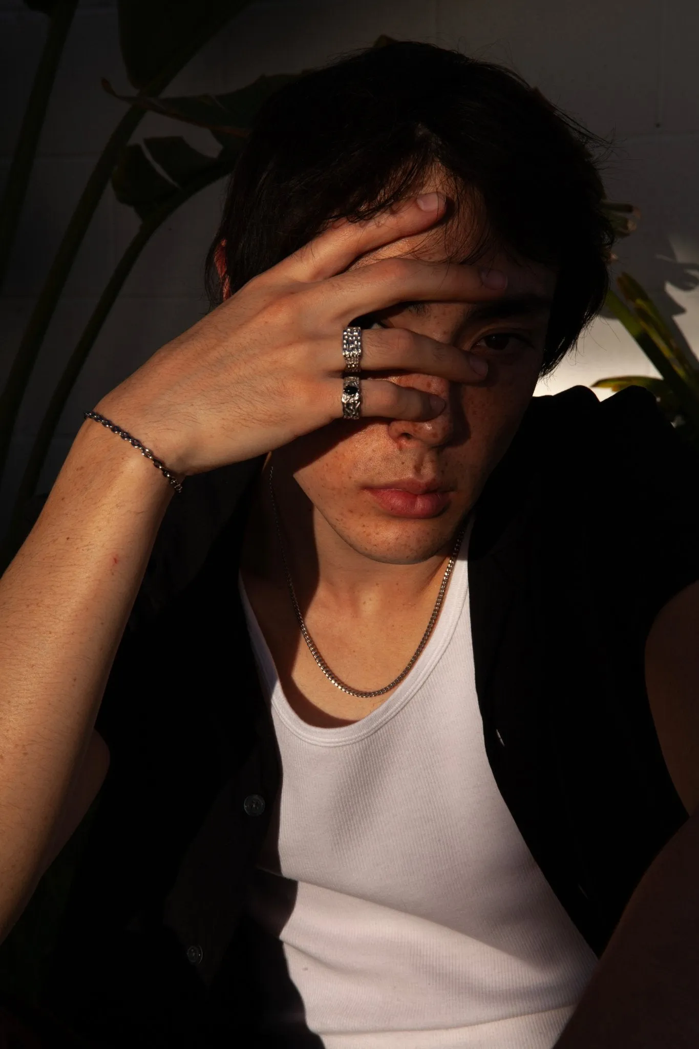 Thin Curb Silver Chain (Unisex)