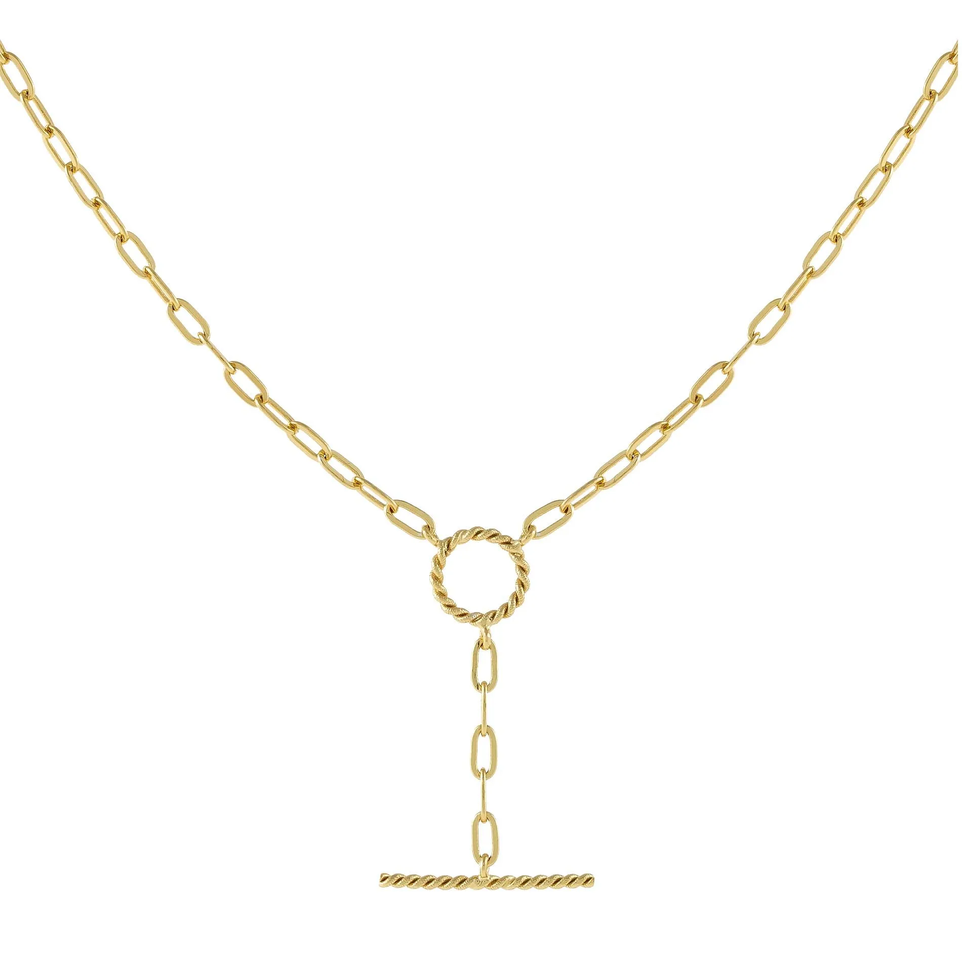 Thin Rope Open Link Lariat