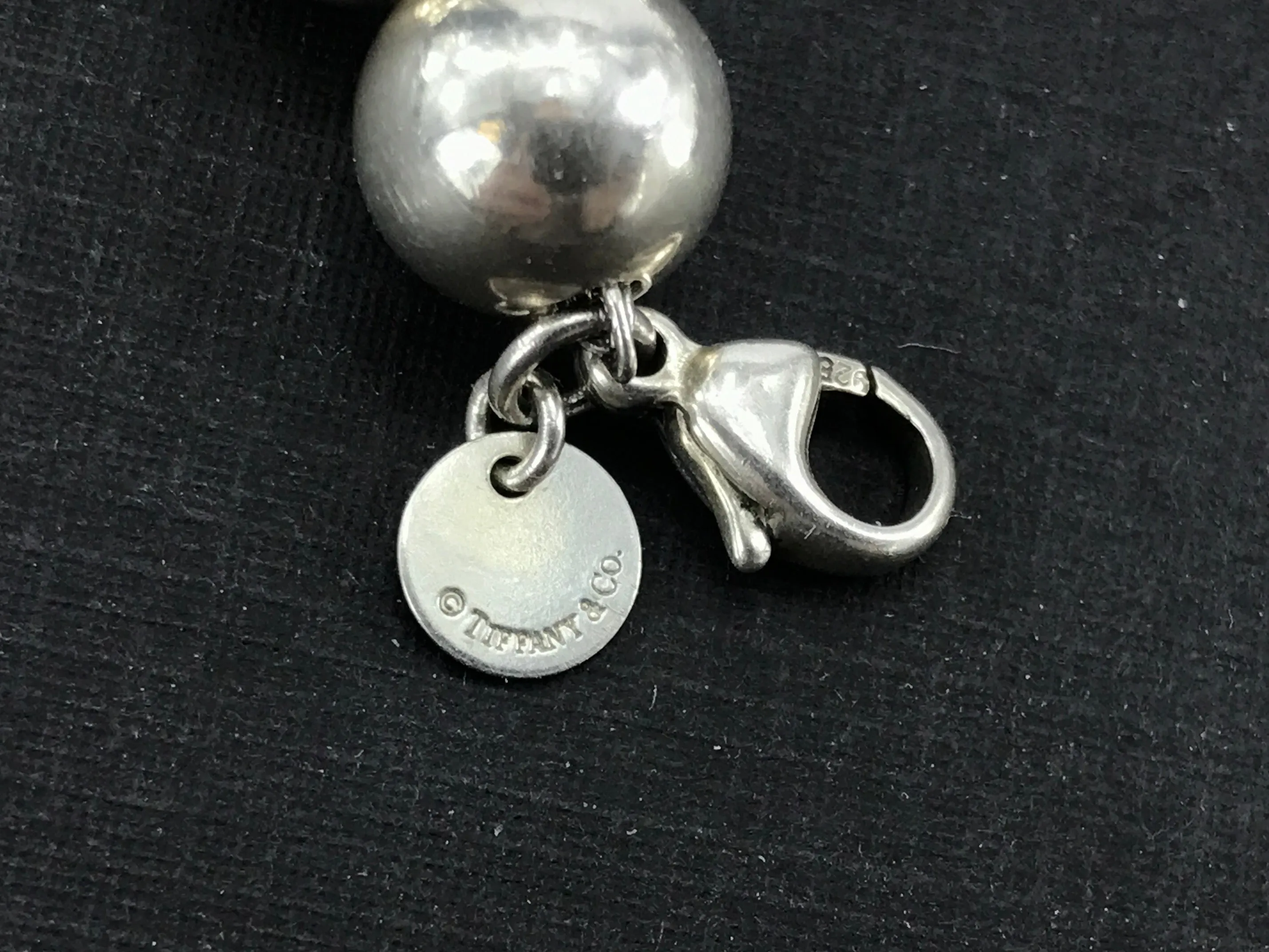 Tiffany & Co Sterling Silver 10mm 7.25" Long Bracelet