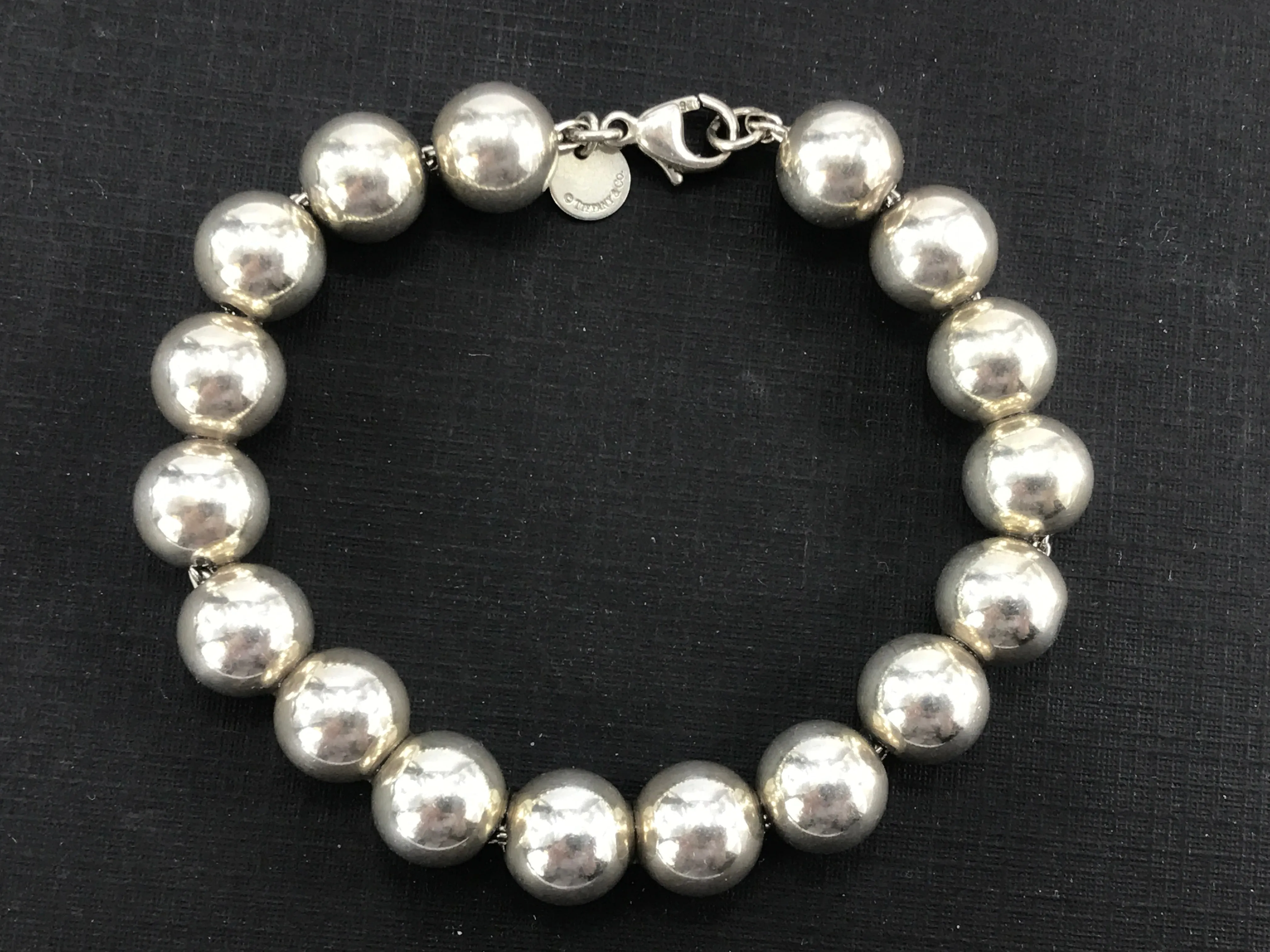 Tiffany & Co Sterling Silver 10mm 7.25" Long Bracelet
