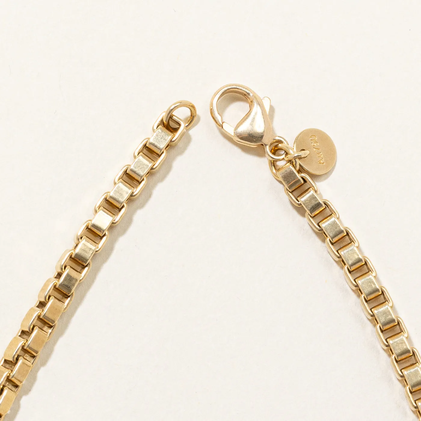 'Tiffany & Co' Venetian Link Bracelet | 8.25" |