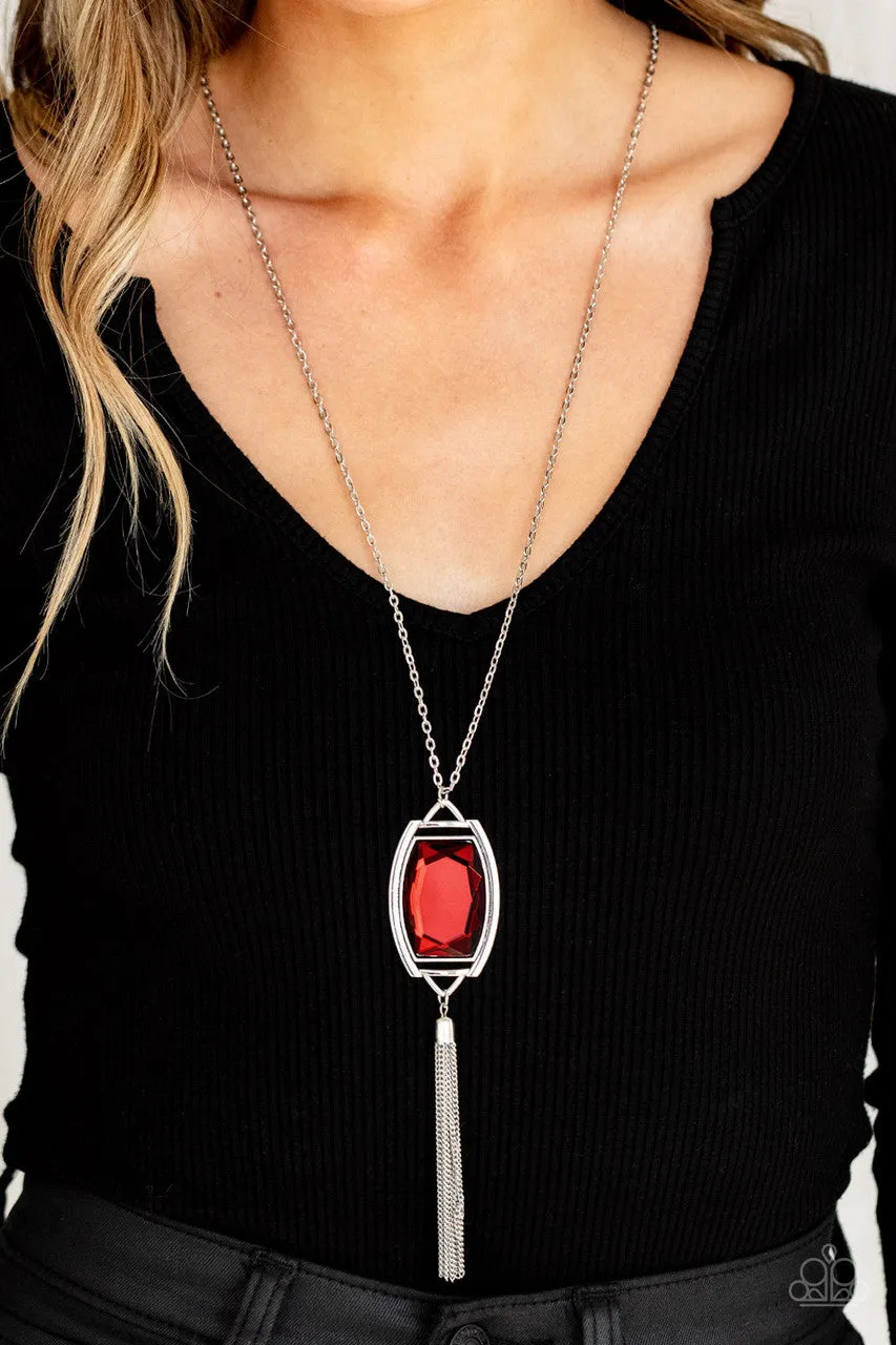 Timeless Talisman Red Paparazzi Necklace