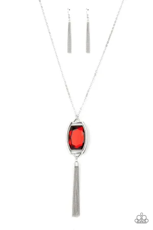Timeless Talisman Red Paparazzi Necklace