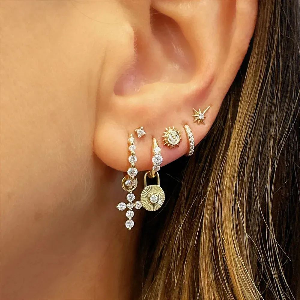Tiny Diamond Charm
