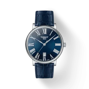 TISSOT CARSON PREMIUM GENTS BLUE LEATHER