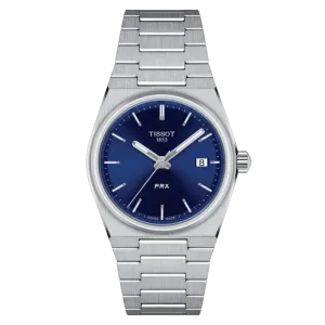 Tissot PRX Silver Stainless Steel Blue Dial Quartz Unisex Watch - T137.210.11.041.00