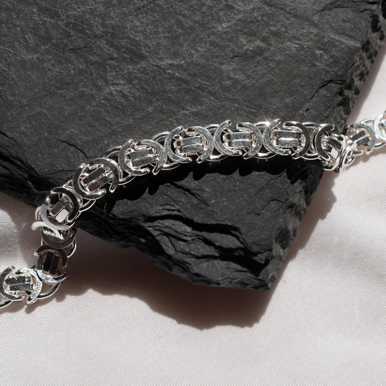 Transit Chain Bracelet in Sterling Silver