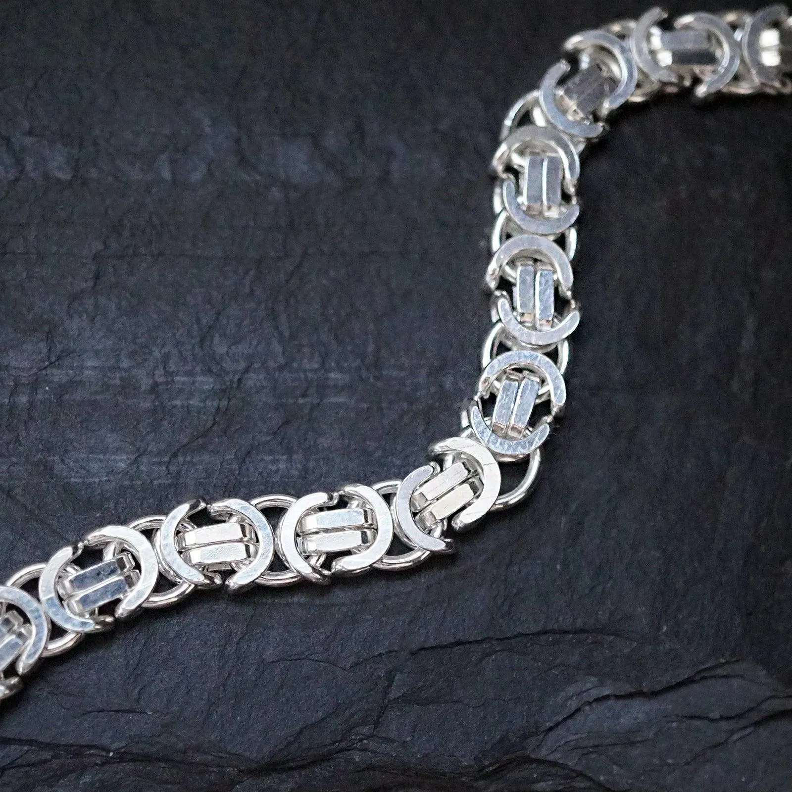 Transit Chain Bracelet in Sterling Silver