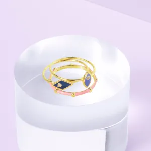 Triple Threat Diamond Ring - Pink