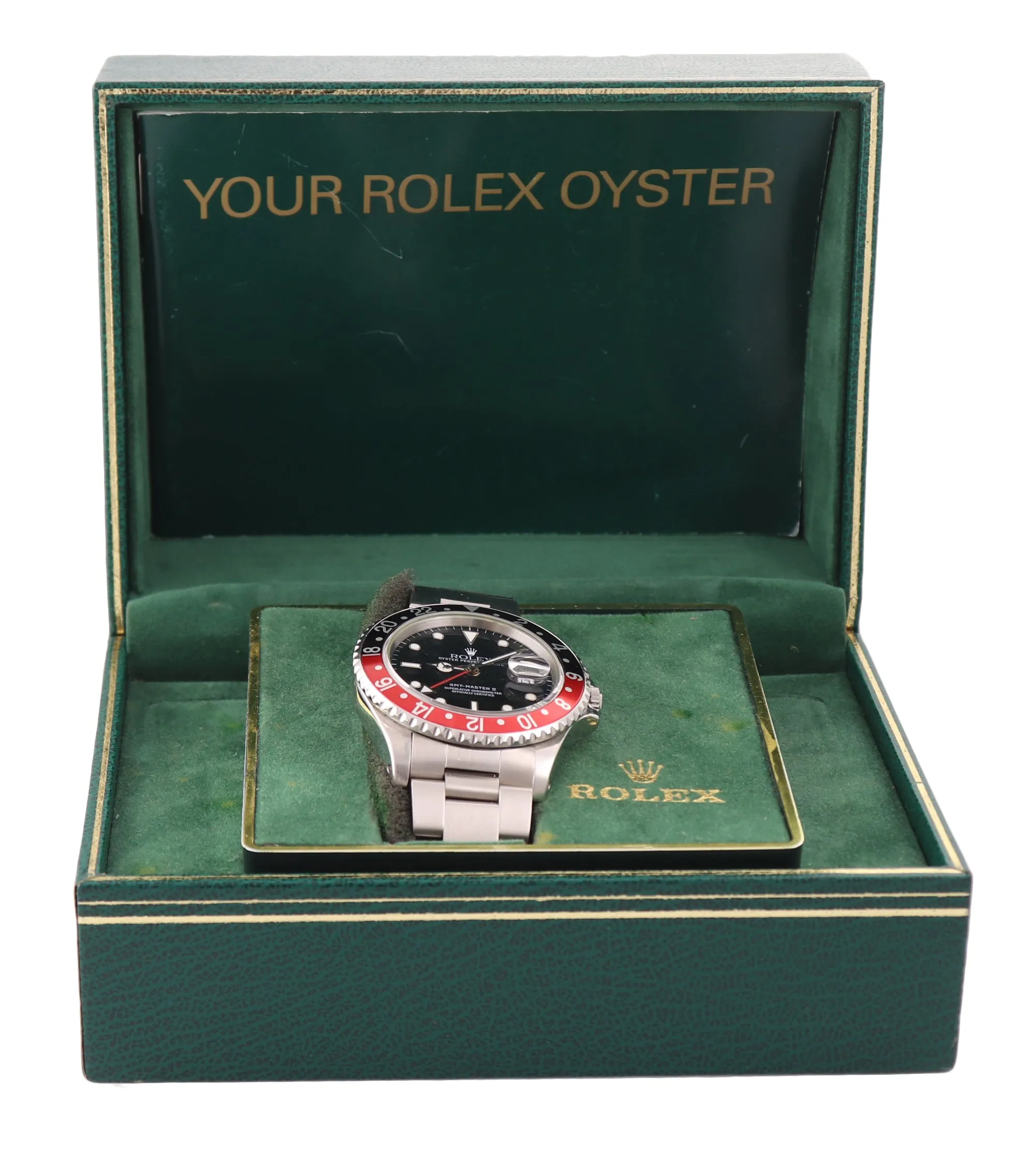 TRITIUM Rolex GMT-Master 2 Coke Steel 16710 Date N Serial Steel Black Watch