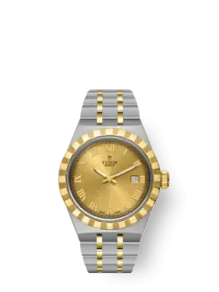 Tudor Royal, Stainless Steel and 18k Yellow Gold, 28mm, Ref# M28303-0004