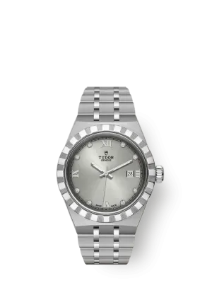 Tudor Royal, Stainless Steel and Diamond-set, 28mm, Ref# M28300-0002
