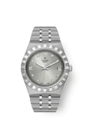 Tudor Royal, Stainless Steel and Diamond-set, 34mm, Ref# M28400-0002