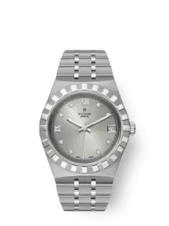 Tudor Royal, Stainless Steel and Diamond-set, 34mm, Ref# M28400-0002