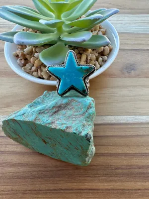 Turquoise Star Ring