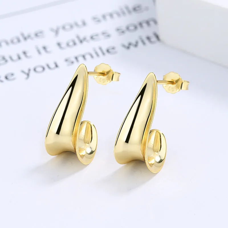 TwistJ Geometric Hoop Earrings